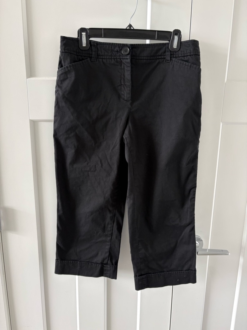 Dalia Khaki Capri Pants